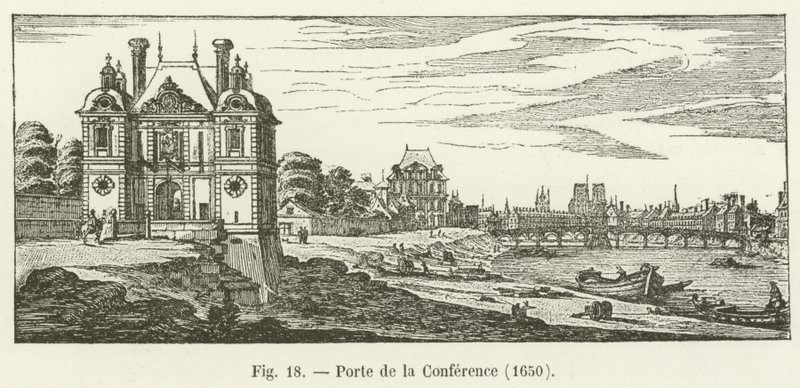 Conferentiepoort, 1650 door French School