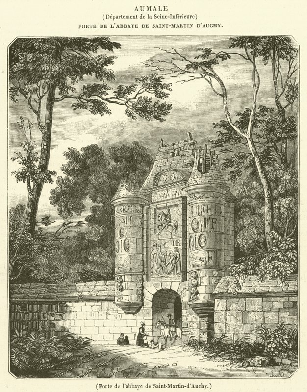 Deur van de abdij van Saint-Martin-d