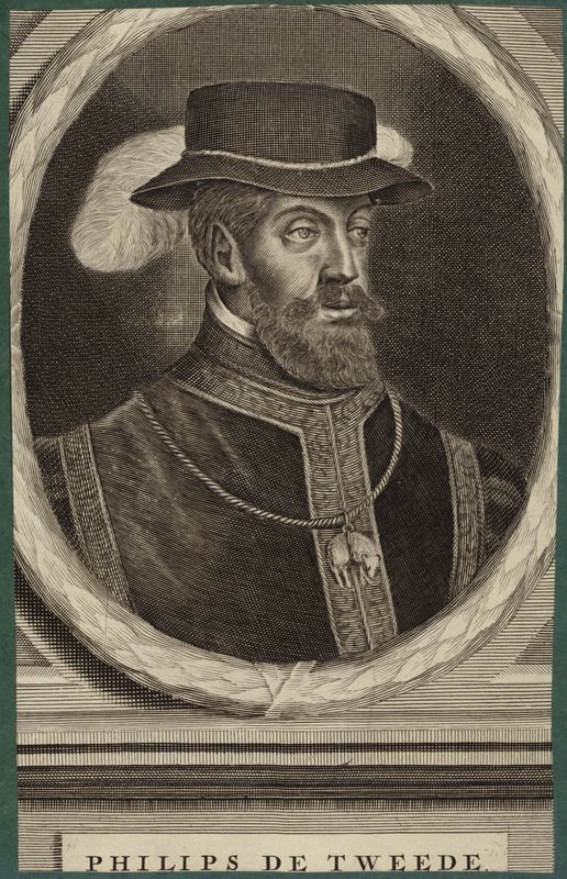 Portret van Koning Filips II van Spanje door French School