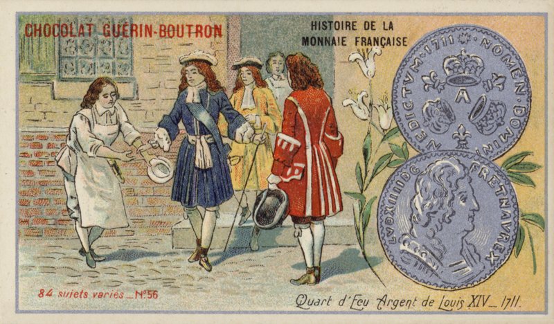 Kwart ecu van Lodewijk XIV door French School