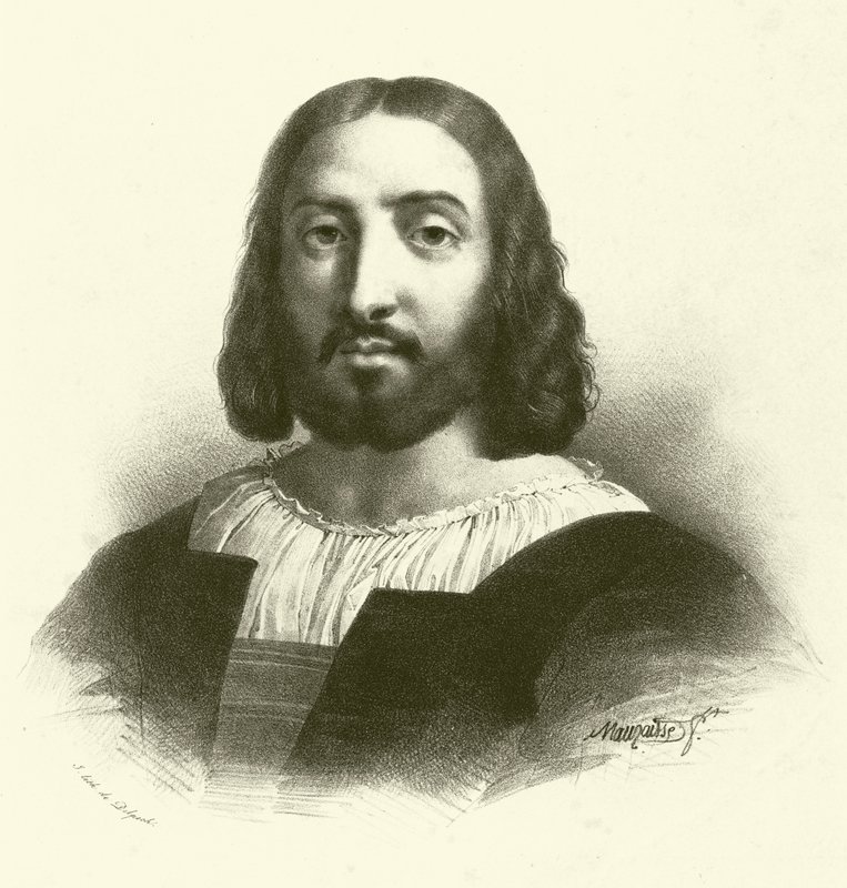 Raffaello Sanzio da Urbino, bekend als Raphael, portret door French School