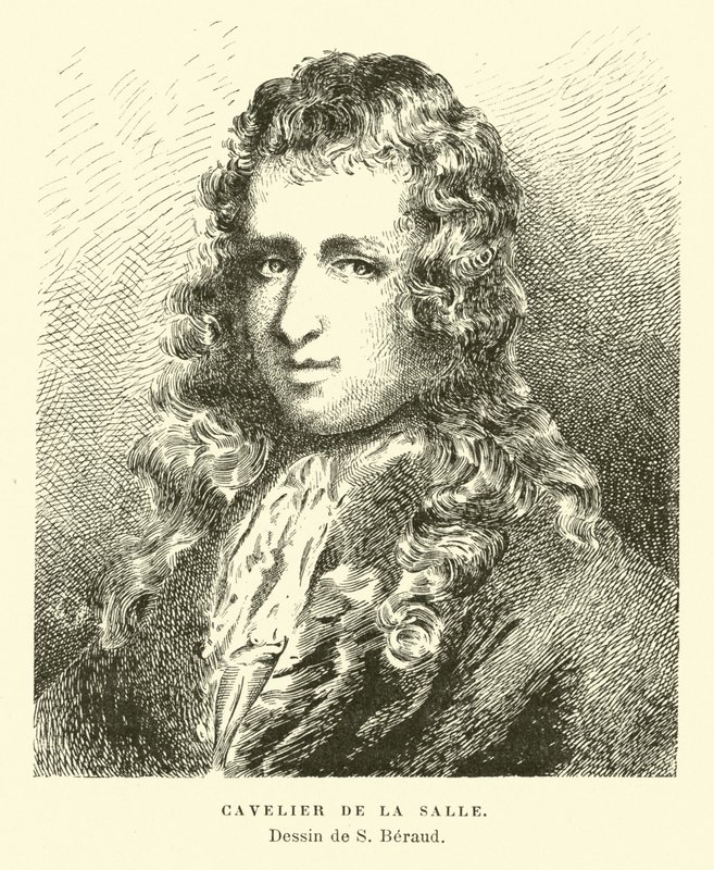 René-Robert Cavalier de La Salle, Franse ontdekkingsreiziger door French School