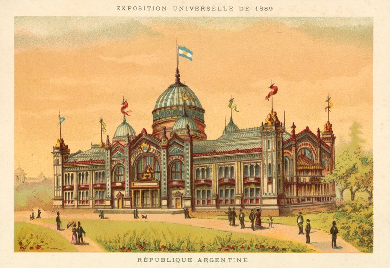 Republiek Argentinië, Exposition Universelle 1889, Parijs door French School