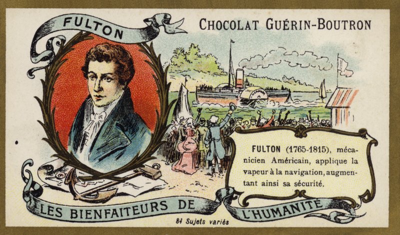 Robert Fulton, Amerikaanse ingenieur en uitvinder door French School