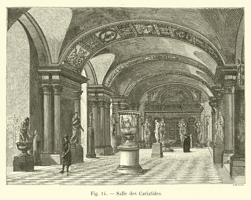 Zaal van de Kariatiden door French School