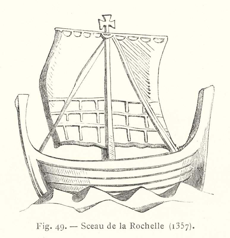 Zegel van La Rochelle door French School