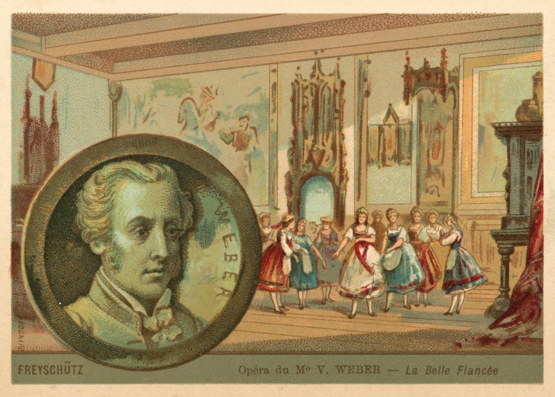 Scène uit Carl Maria von Weber