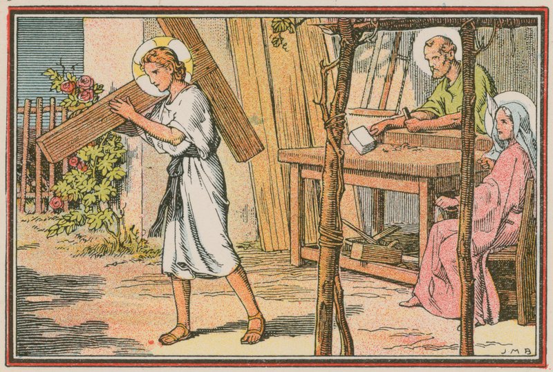 Scène uit het leven van Jezus door French School