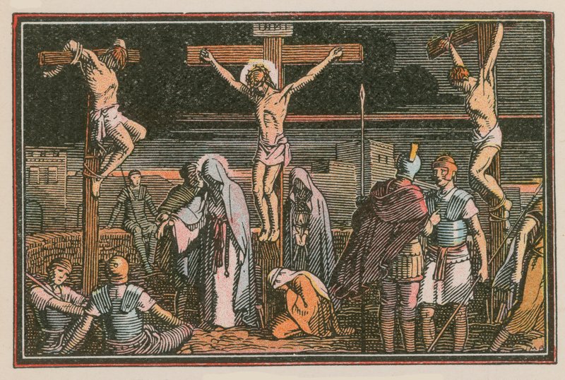 Scène uit het leven van Jezus door French School