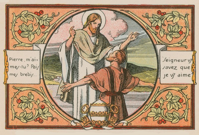 Scène uit het leven van Jezus door French School