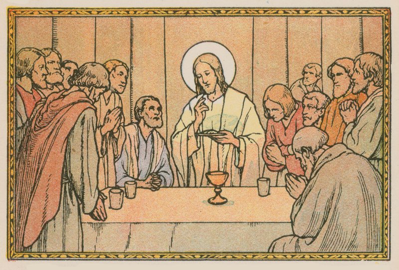 Scène uit het leven van Jezus door French School