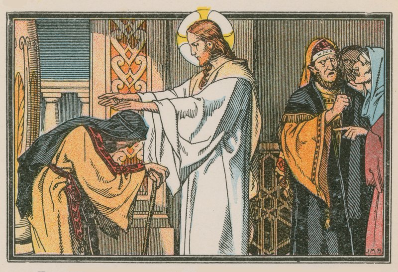 Scène uit het leven van Jezus door French School