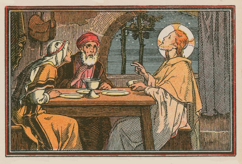 Scène uit het leven van Jezus door French School
