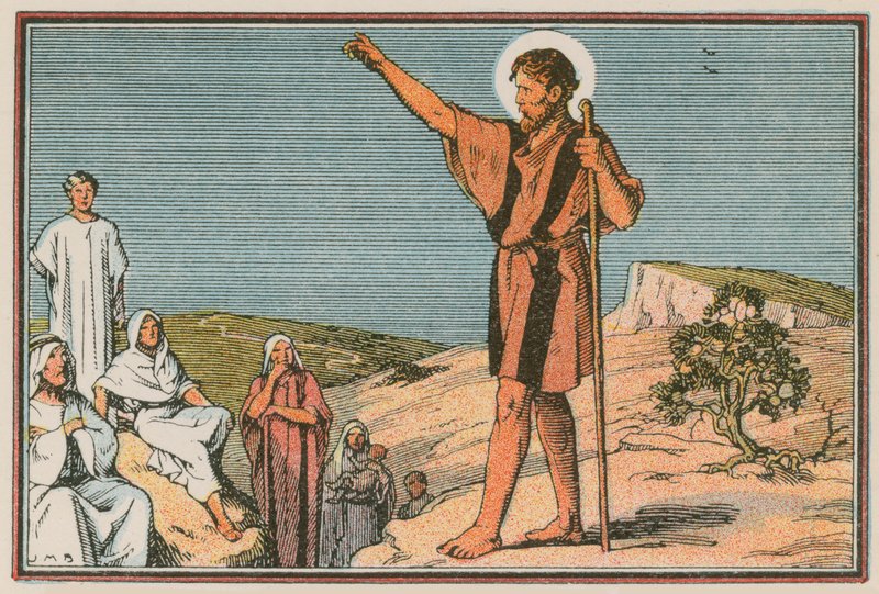 Scène uit het leven van Jezus door French School