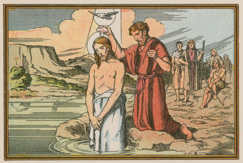 Scène uit het leven van Jezus door French School
