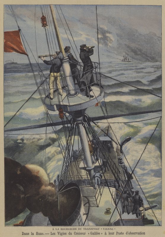 Zoektocht naar het vermiste Franse schip Vienne door French School