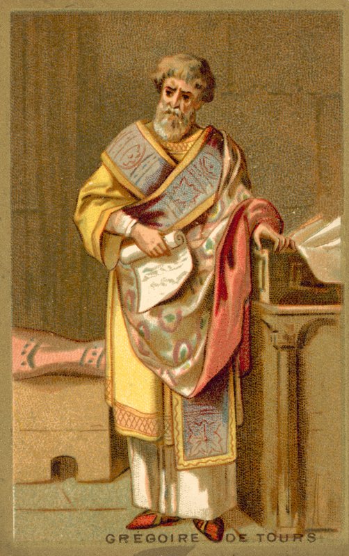Sint Gregorius van Tours, Frankische bisschop en historicus door French School