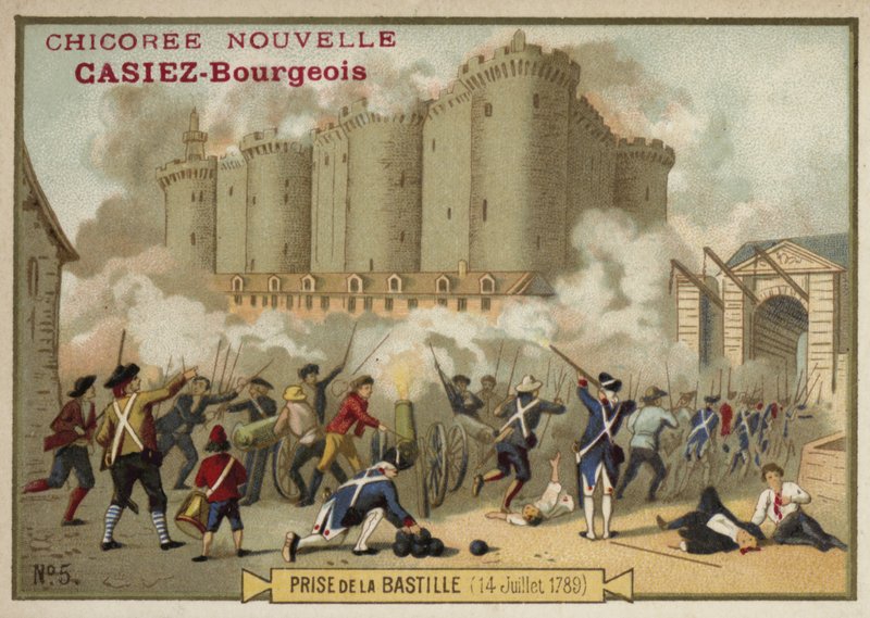 Bestorming van de Bastille, Parijs, 14 juli 1789 door French School