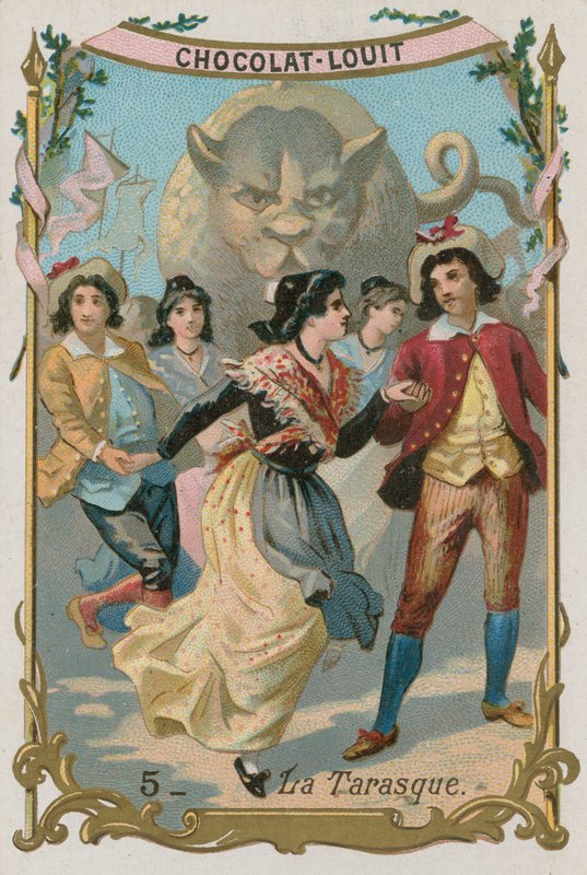 Tarasque, legendarische draak van Provence door French School