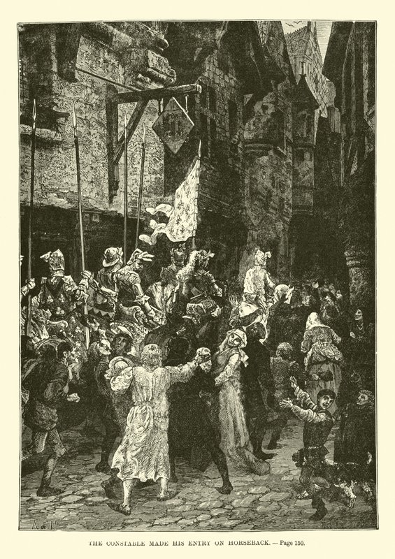 De Constable maakte zijn intrede te paard door French School