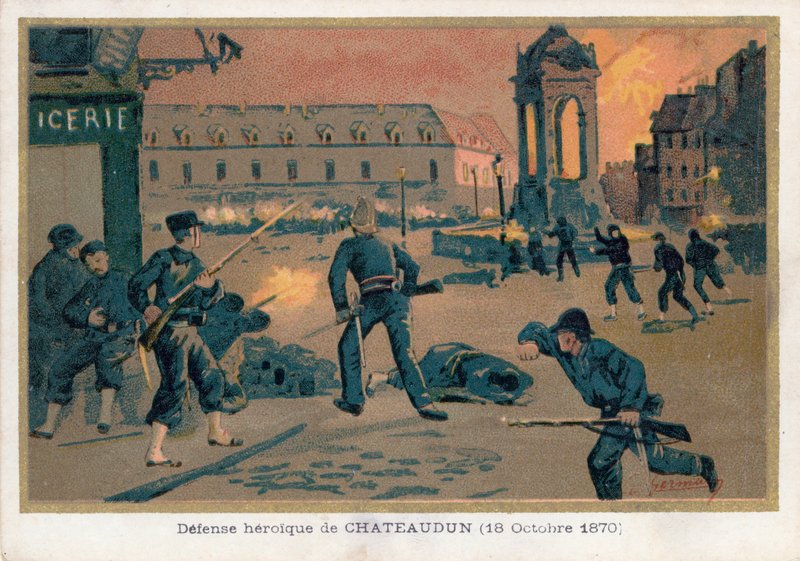De verdediging van Chateaudun door French School