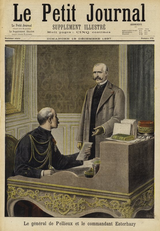 De Dreyfus-affaire, 1897 door French School