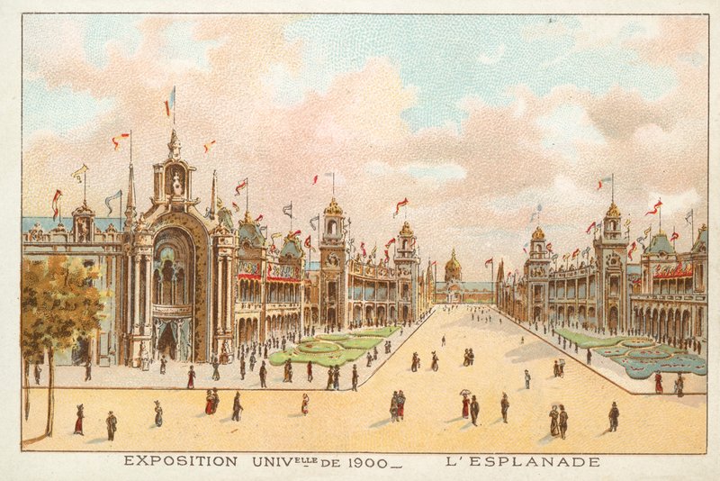 De Esplanade, Wereldtentoonstelling 1900, Parijs door French School