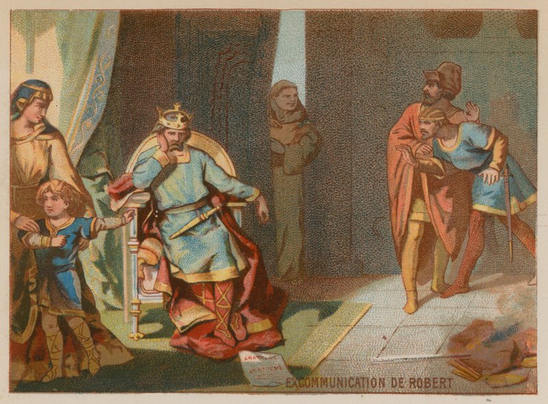 De excommunicatie van Robert II door French School