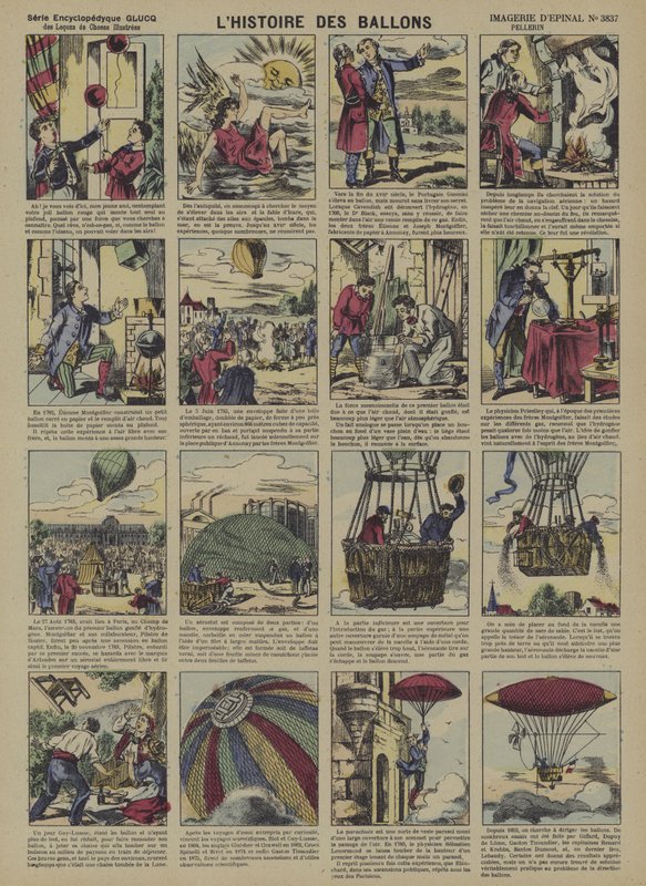 De geschiedenis van ballonnen door French School