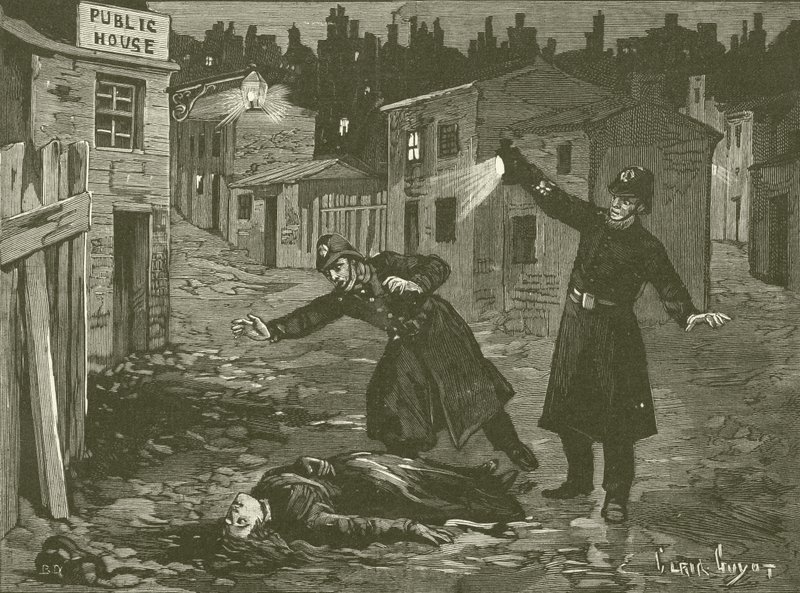 De laatste misdaad van Jack The Ripper door French School