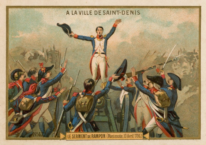 De eed van Rampon, Montenotte, 10 april 1796 door French School