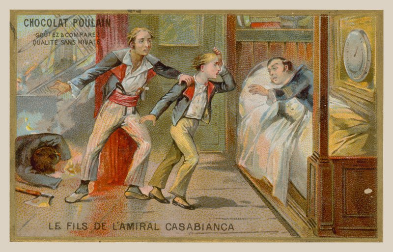 De zoon van admiraal Casabianca door French School