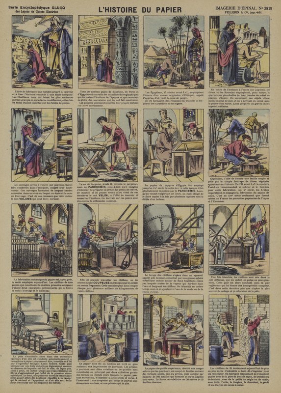 Het verhaal van papier door French School
