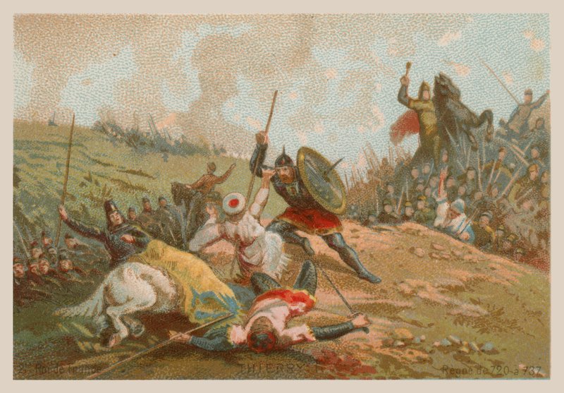 Thierry II, Koning van Frankrijk van 720-737 door French School