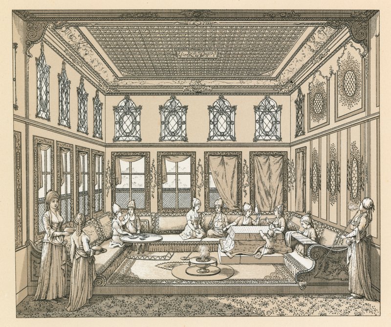 Turkse klederdracht door French School