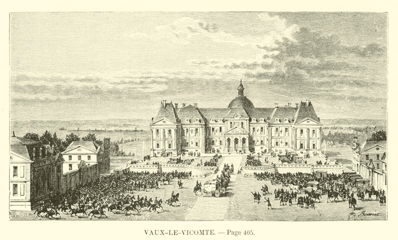 Vaux-le-Vicomte door French School