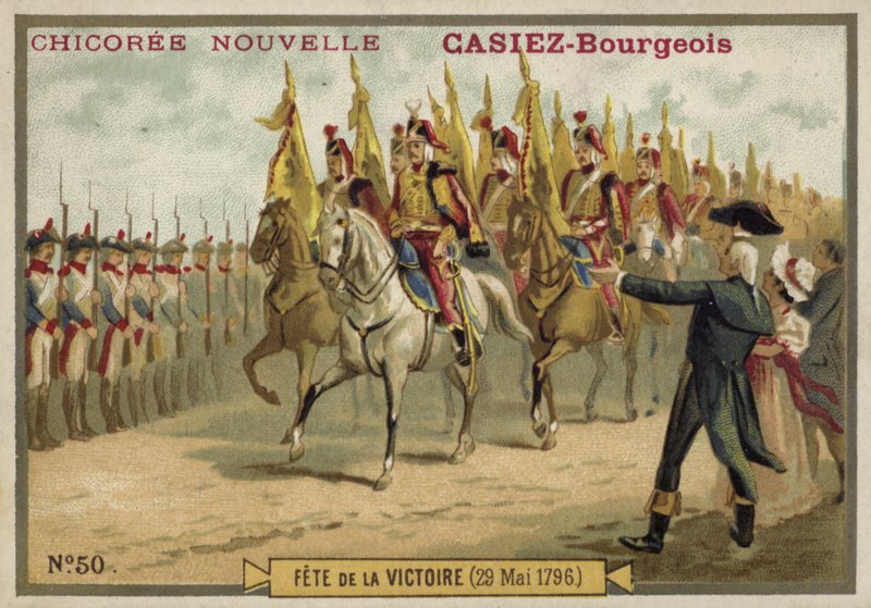 Overwinningsparade, 29 mei 1796 door French School