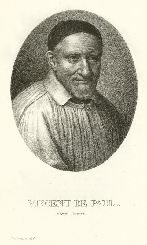 Vincent de Paul door French School