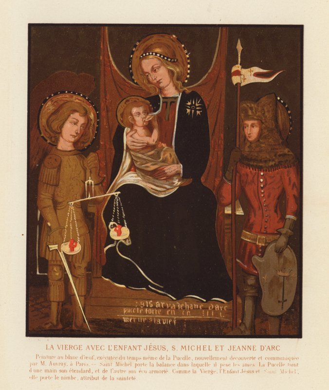 Maagd en Kind met Sint-Michiel en Jeanne d