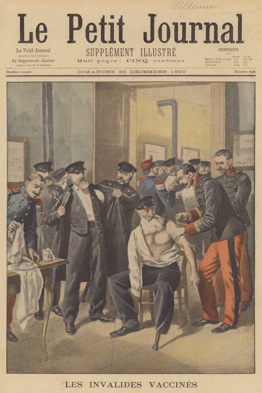 Oorlogsveteranen krijgen pokkenvaccinaties door French School