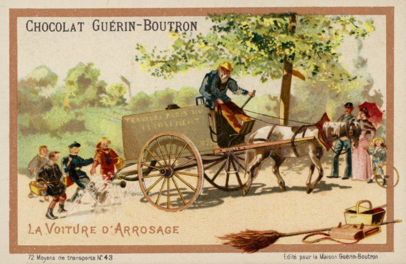 Waterwagen door French School