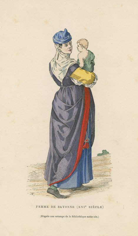 Vrouw van Bayonne, 16e eeuw door French School