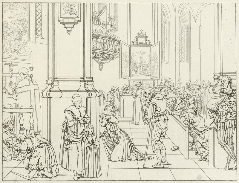 Illustratie voor Goethe