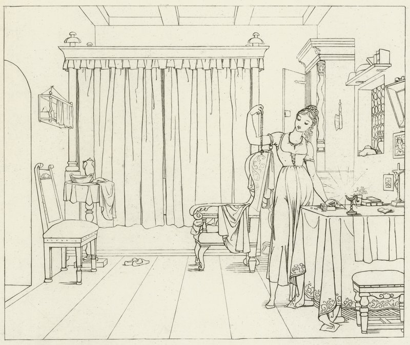 Illustratie voor Goethes Faust door Friedrich August Moritz Retzsch