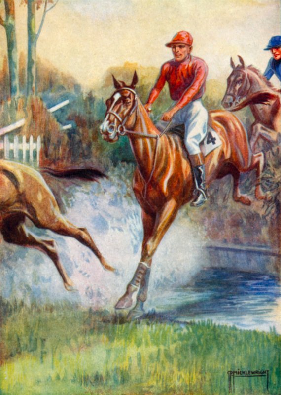 Illustratie voor Black Beauty door G.P. Micklewright
