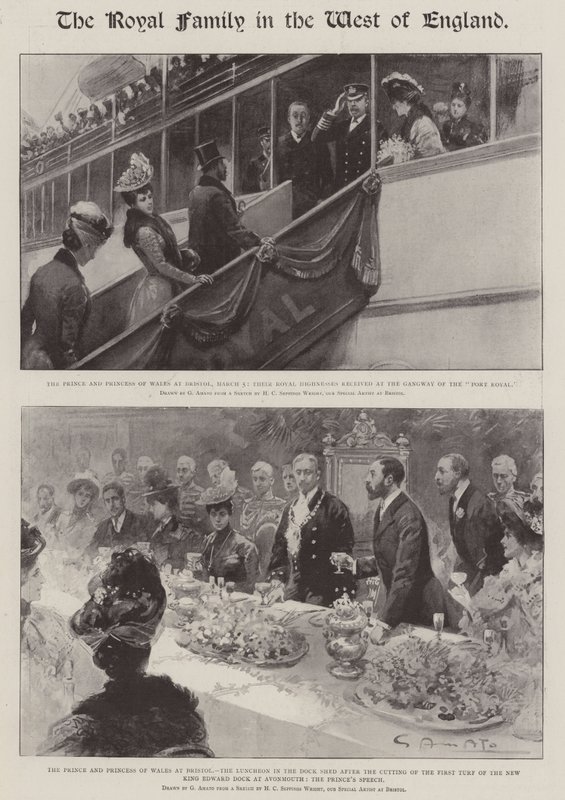 De Koninklijke Familie in het Westen van Engeland door G.S. Amato