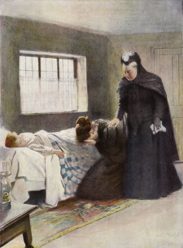 Karakter van koningin Victoria: Sympathie (kleur litho) door G. Grenville Manton
