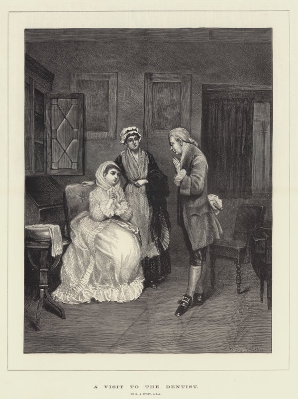 Een Bezoek aan de Tandarts door George Adolphus Storey