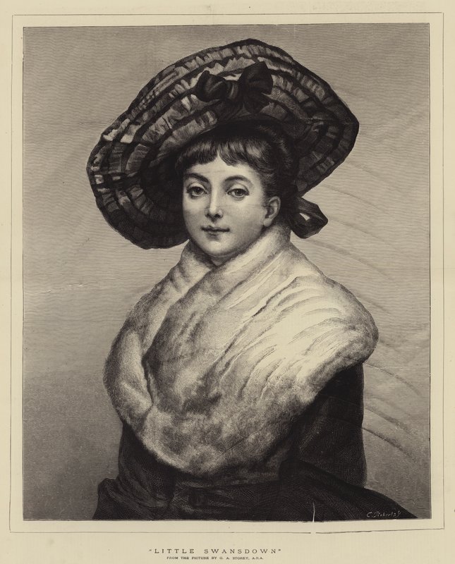 Kleine zwanendons door George Adolphus Storey