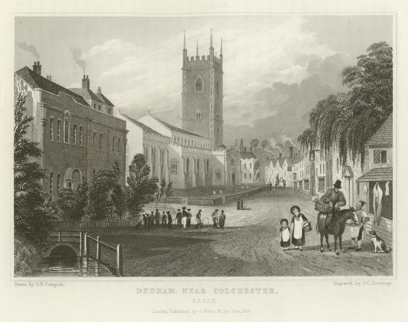 Dedham, nabij Colchester, Essex door George Bryant Campion